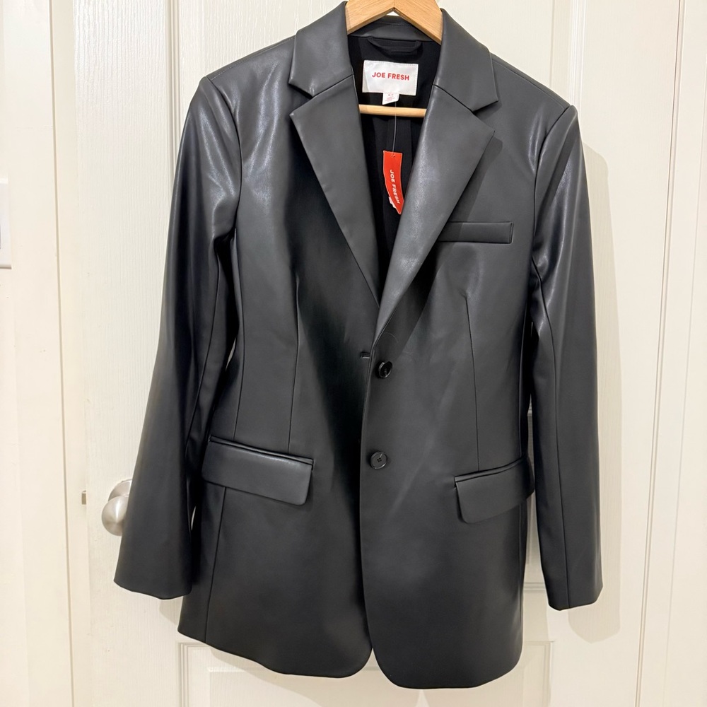 New: Joe Fresh Faux Leather Jacket